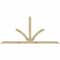 Ekena Millwork Richland Rough Sawn Timber Gable Bracket, Douglas Fir, 96"W x 44"H x 2"D x 4"F, 11/12 Pitch GBW096X44X0204RIC00RDF - alternate 1